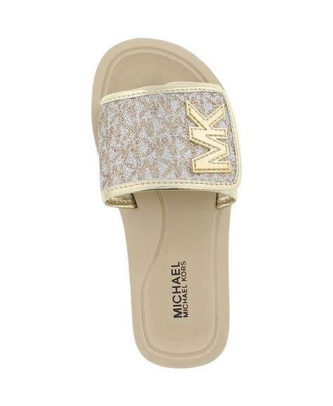 michael kors seneca slippers|michael kors dames slippers.